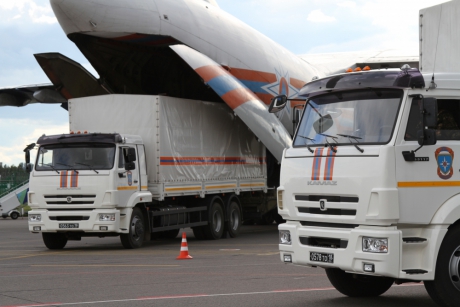 МЧС России направило в Мексику самолет с гуманитарной помощью (видео)