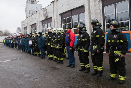 В Москве определили  лучшее отделение по работе с системой пожаротушения «Кобра»