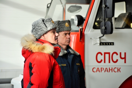 Замглавы МЧС России Владлен Аксенов проверил готовность к проведению матчей Чемпионата мира по футболу FIFA-2018 в Республике Мордовия