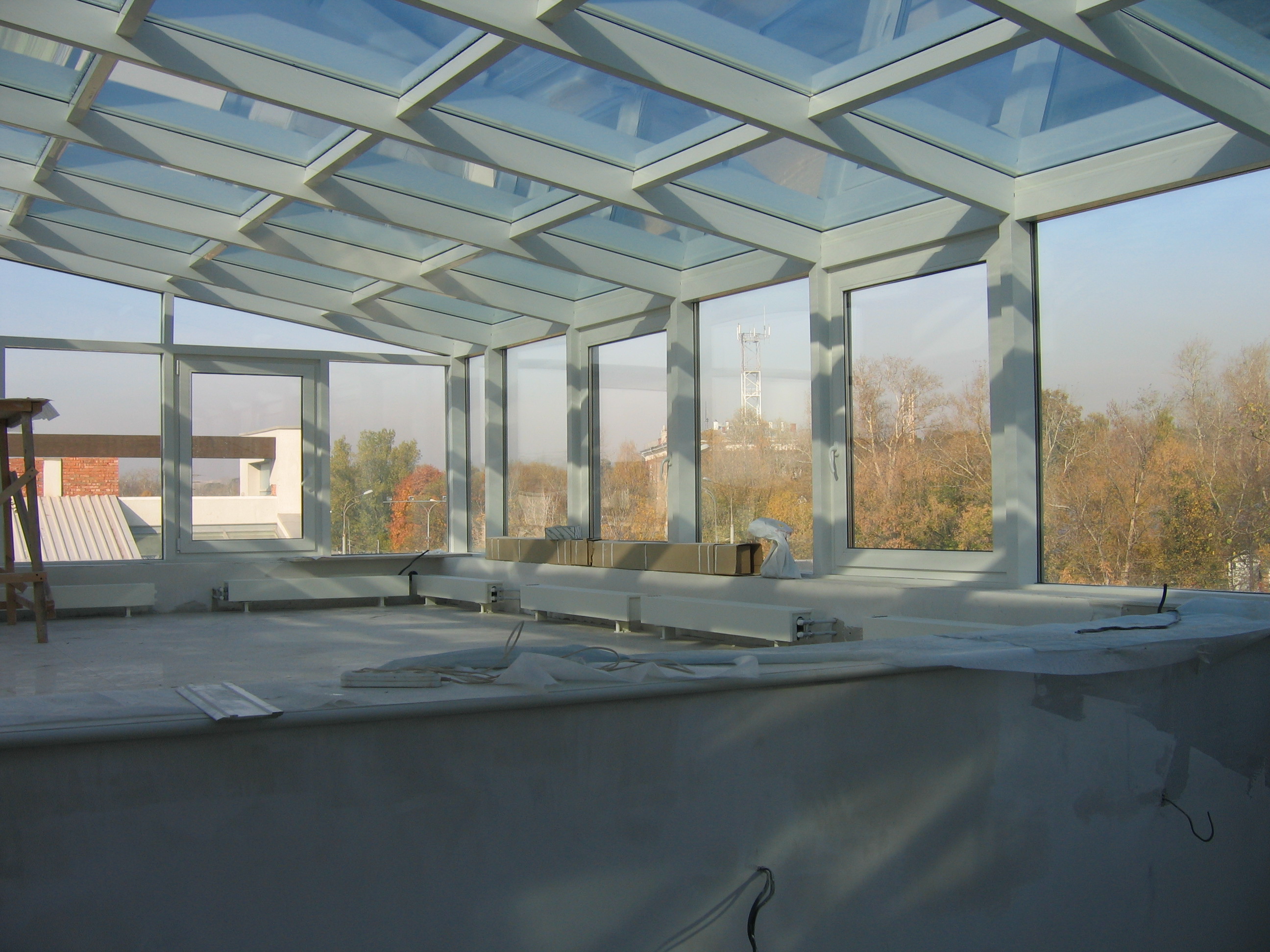 Зимний сад из алюминиевого профиля