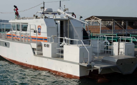 В Крыму состоялся спуск на воду катера «Дмитрий Михайлик»