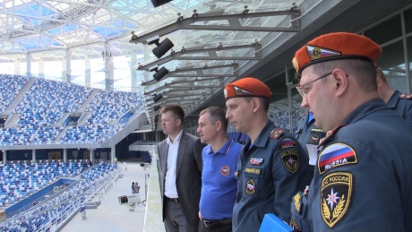 Заместитель главы МЧС России Владлен Аксенов проверил готовность нижегородских спасателей к проведению Чемпионата мира по футболу