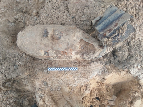 Пиротехники МЧС России обезвредили авиабомбу Великой отечественной войны Пиротехники МЧС России обезвредили авиабомбу Великой отечественной войны