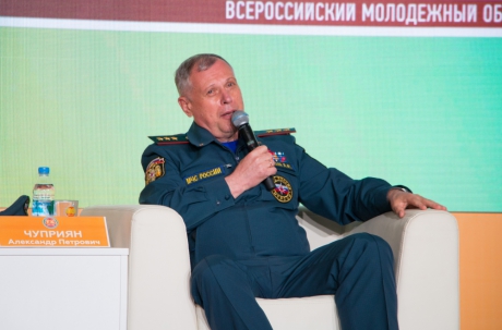 Александр Чуприян рассказал участникам «Территории смыслов» о роли добровольцев в спасательных операциях