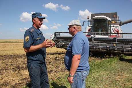 Безопасность уборочной кампании под контролем МЧС России