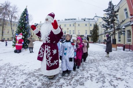 В историческом здании Главного управления МЧС России по городу Москве отпраздновали наступающий Новый год