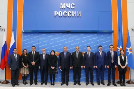 В  МЧС России состоялась  рабочая встреча и.о. заместителя главы чрезвычайного ведомства В. Яцуценко с заместителем Министра иностранных дел Республики Гватемала Л.Ф. Карранса Сифуэнтесом