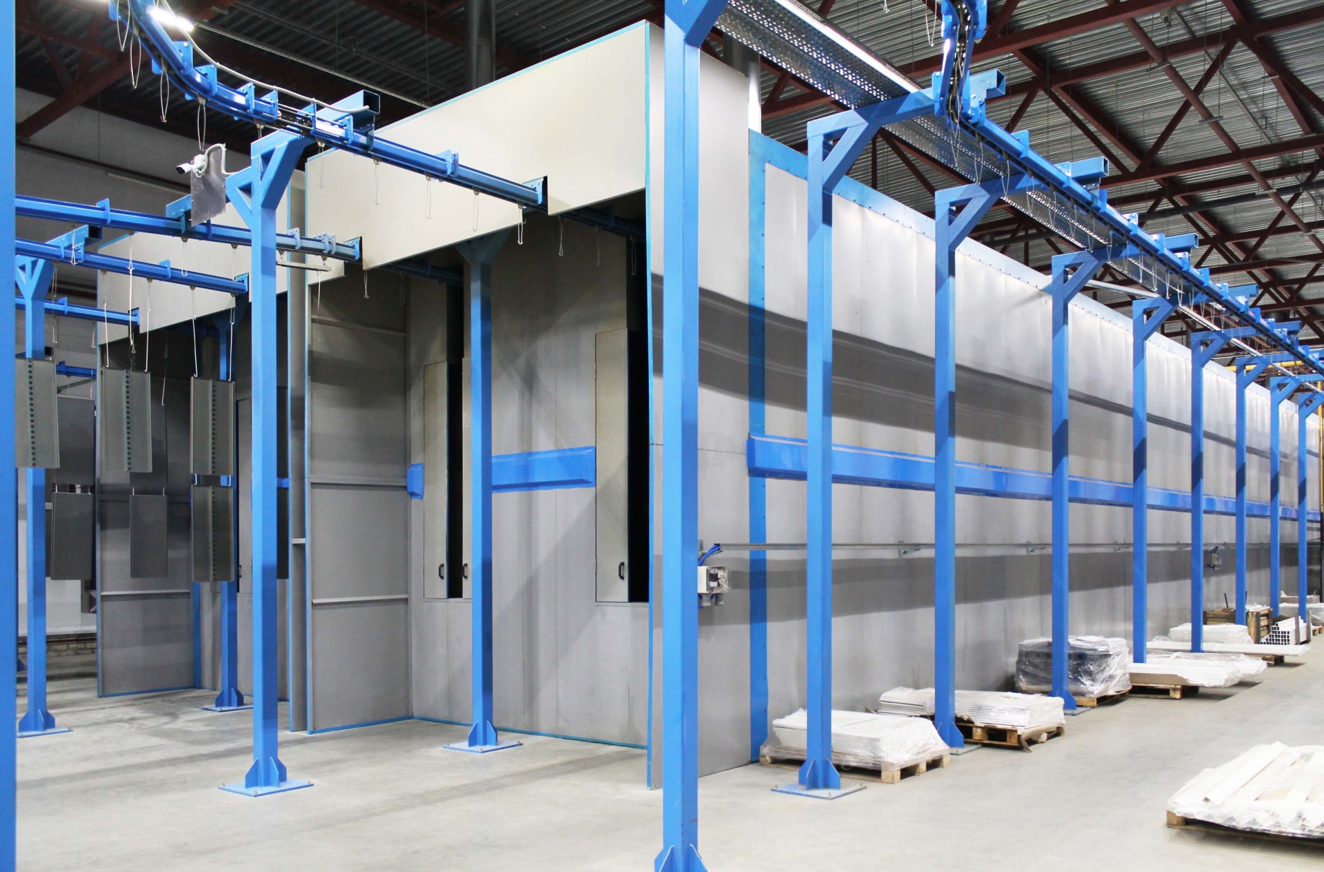 Принципы работы линии порошковой окраски