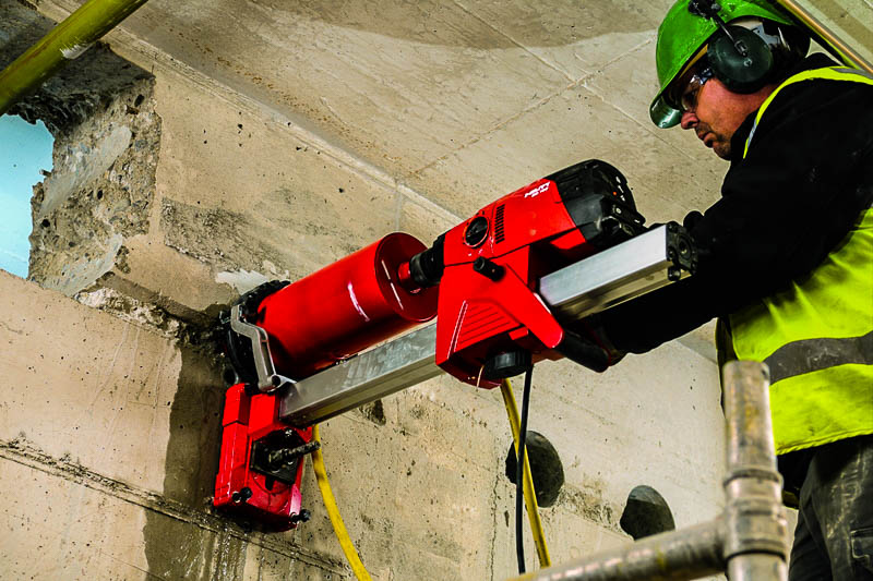 Алмазное сверление отверстий в бетоне: сколам и трещинам нет, качеству – да