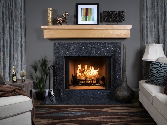 Красивые и качественные каминные порталы из натурального камня