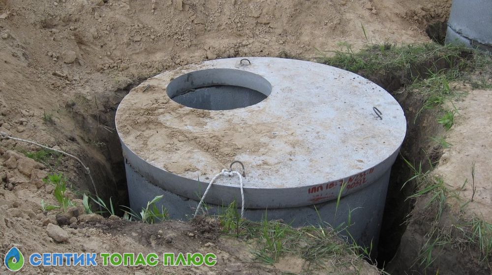 Септик из бетонных колец: монтаж под ключ бригадой 