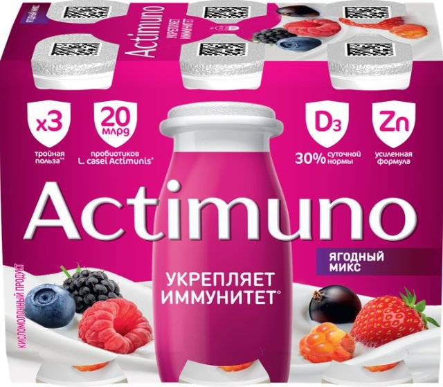 Пробиотики в бутылочке: вкусный и полезный Actimuno